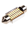  SPC Светодиодная автолампа T11(C5W) 12V 16SMD диодов с цок.36мм 1-кон обманка Салон,номер min 10шт